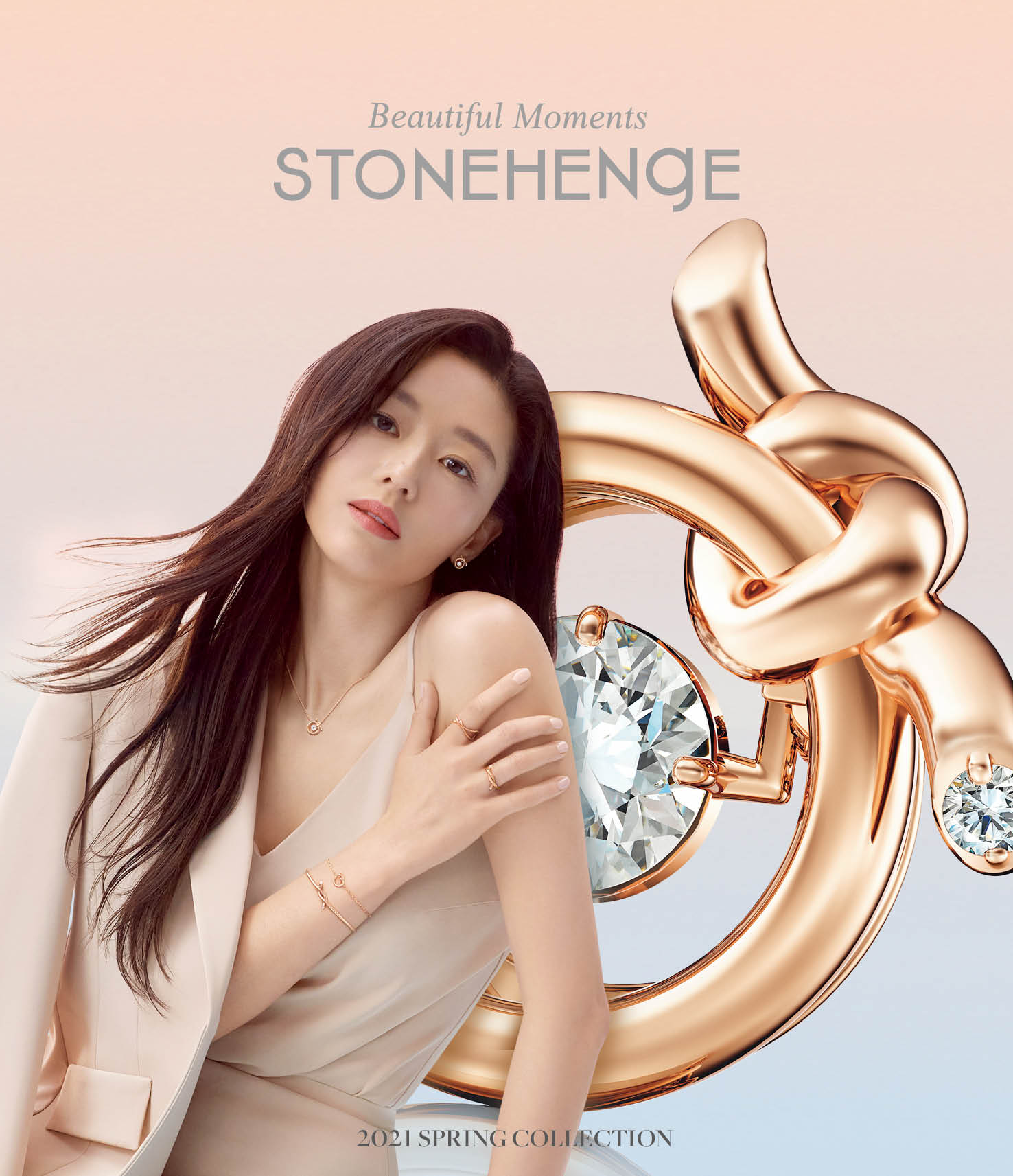 Mesmerizing Gianna Jun in Stonehenge Photoshoot 2021
